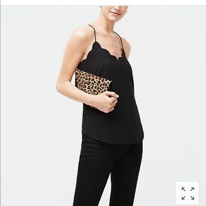 JCrew Factory Scalloped Trim Cami